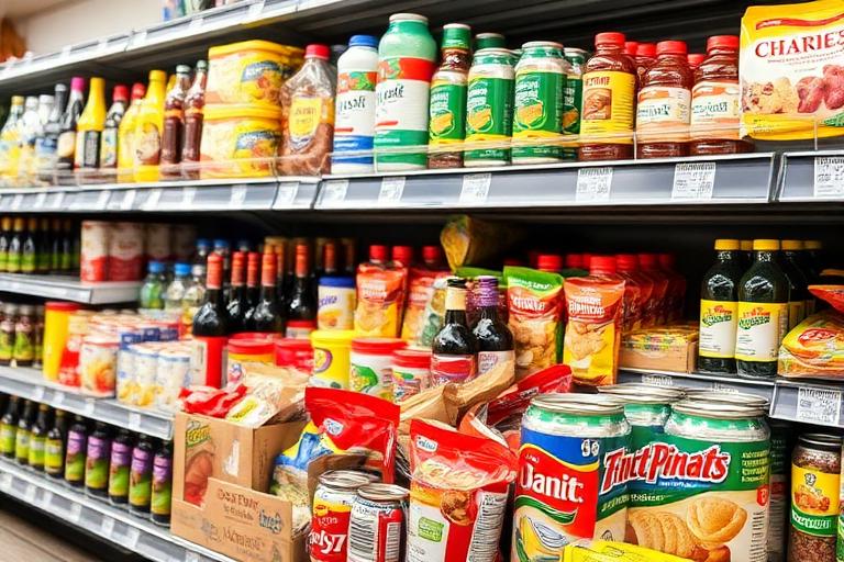 Food & Beverage — Bulk and packaged food and beverage products for retailers and distributors.
